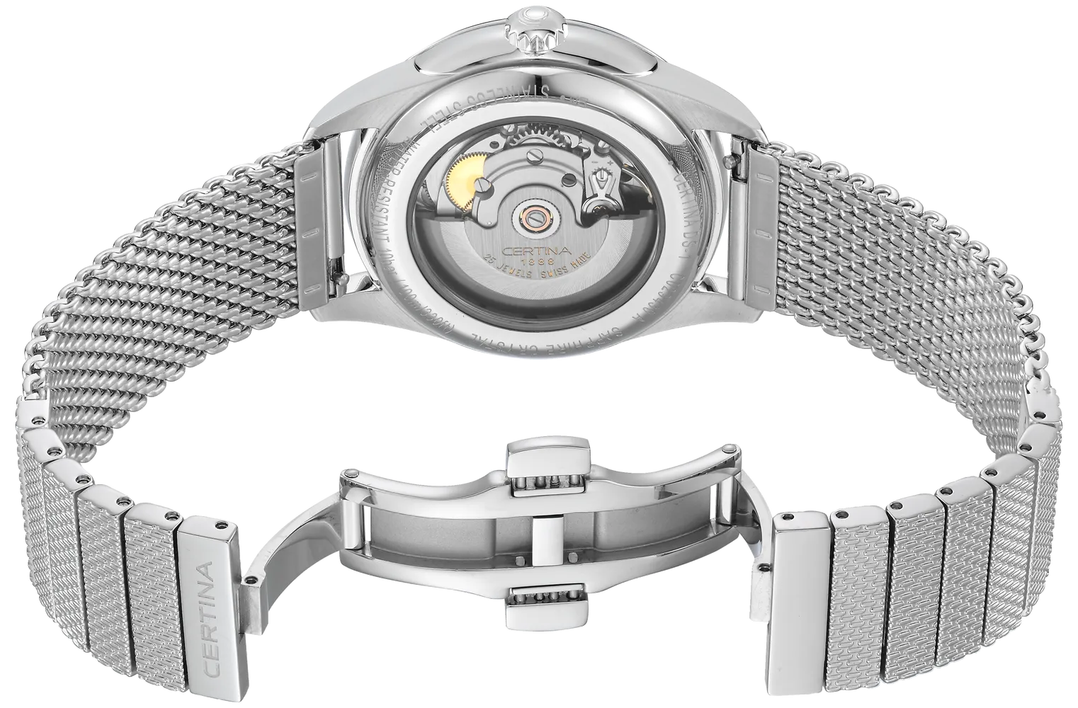 Certina DS-1 Day Date Otomatik Siyah C0294301105100 detay görseli 2