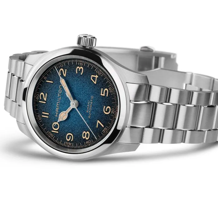 Hamilton Khaki Field Murph 38mm Otomatik Mavi H70405140 detay görseli 2