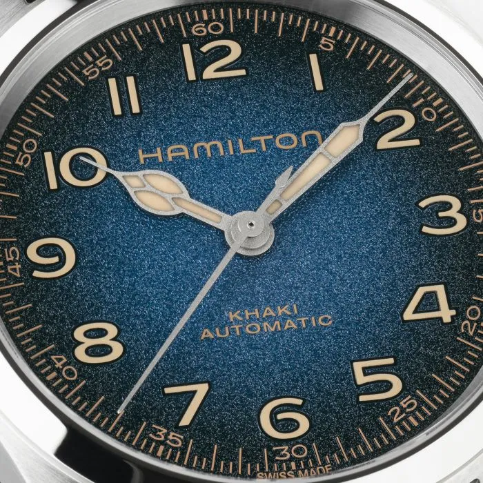 Hamilton Khaki Field Murph 38mm Otomatik Mavi H70405740 detay görseli 1