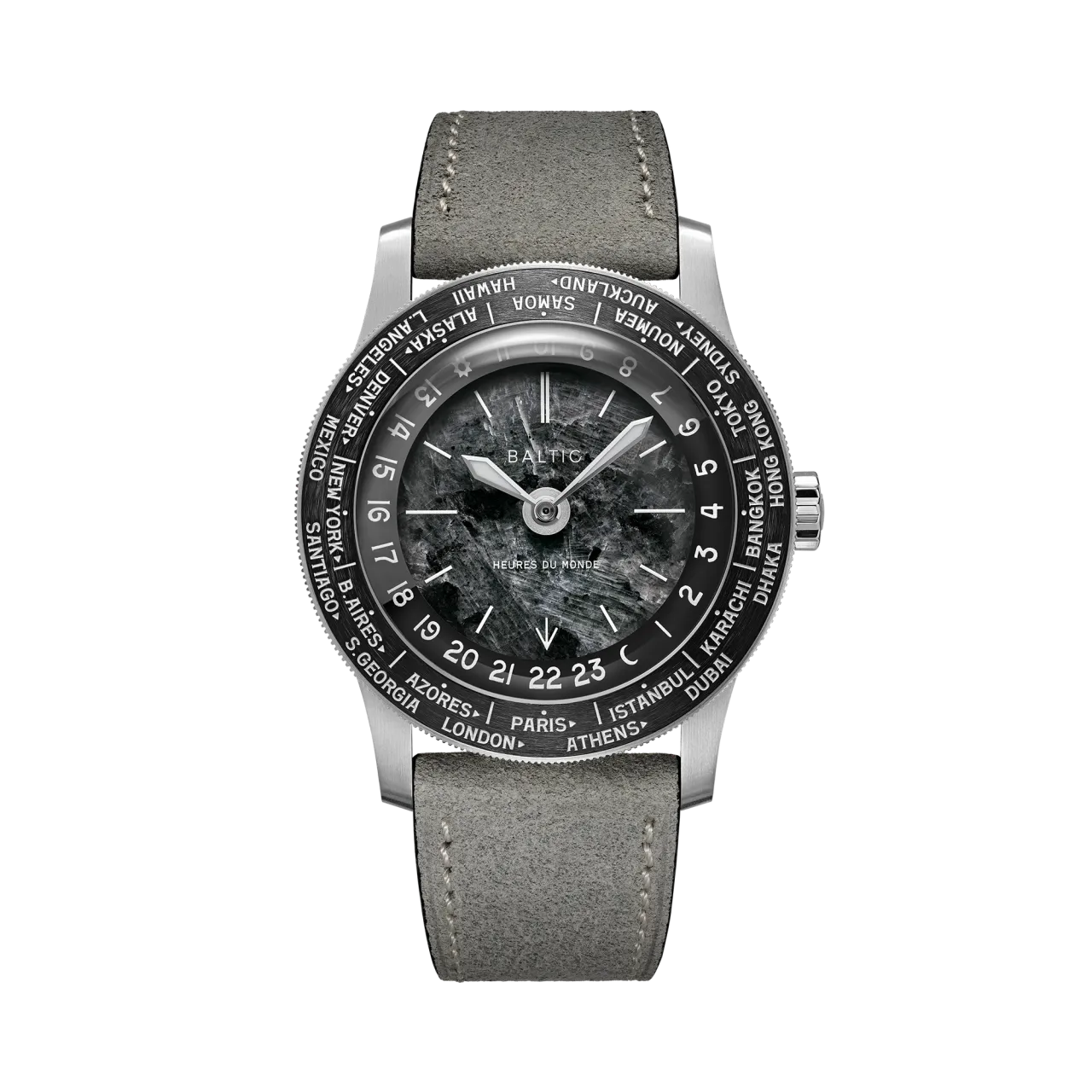 Baltic Heures Du Monde Worldtimer Labradorite Otomatik HEURESDUMONDEWORLDTIMERLABRADORITE
