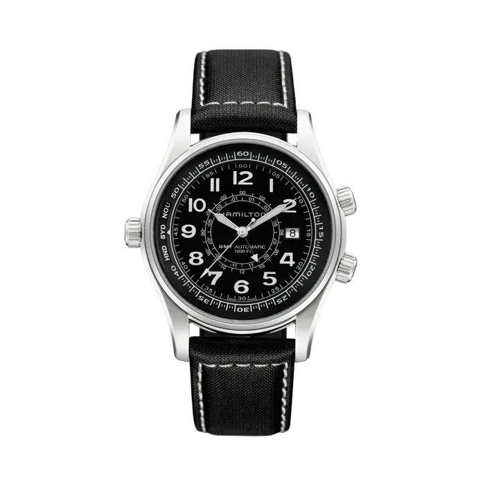 Hamilton Khaki Navy UTC Auto Otomatik Siyah H77505433