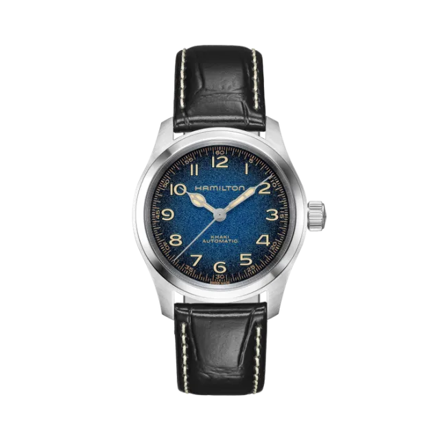 Beğenmek için çift tıkla Hamilton Khaki Field Murph 38mm Otomatik Mavi H70405740 Görsel 1