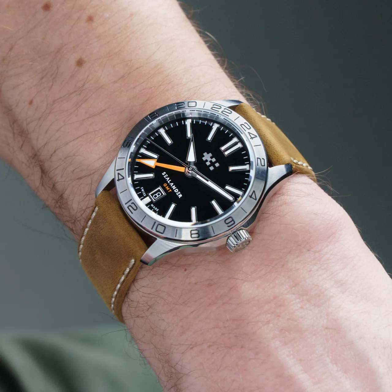 Christopher Ward C63 Sealander GMT Otomatik Siyah C6339AGM4S00K0VC detay görseli 1