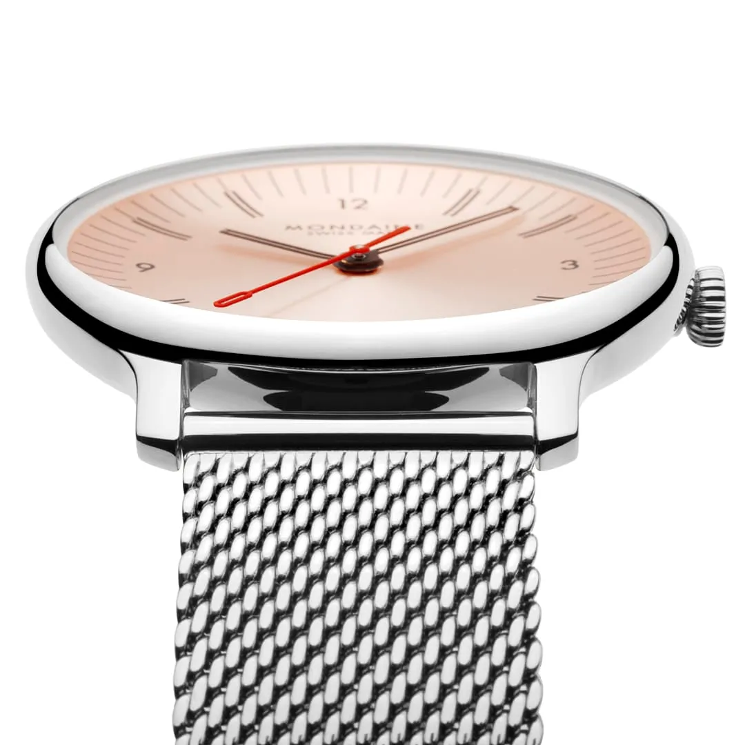 Mondaine Doppio Rose Gold MLE33150SM detay görseli 2