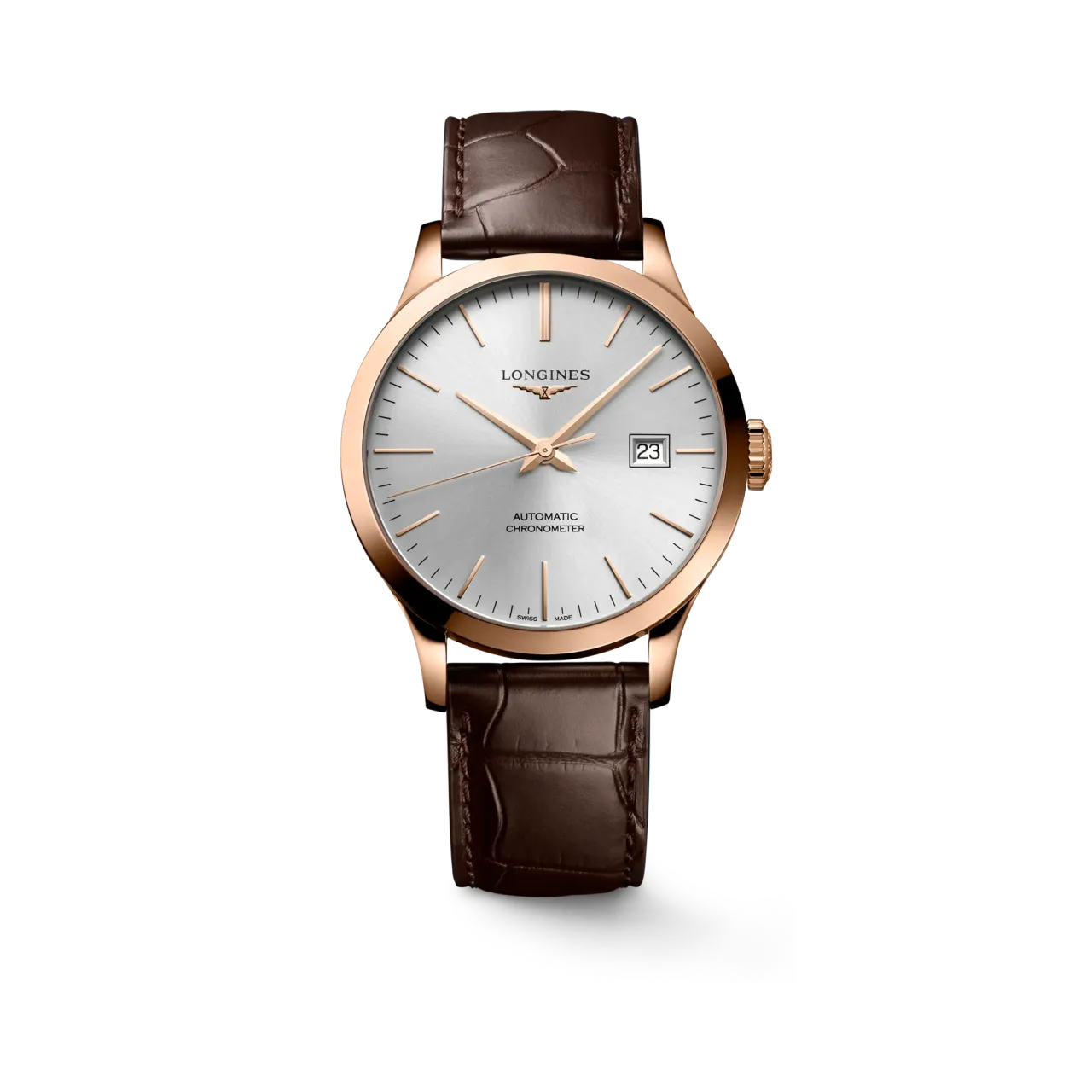 Longines Record Otomatik Gümüş L28208722