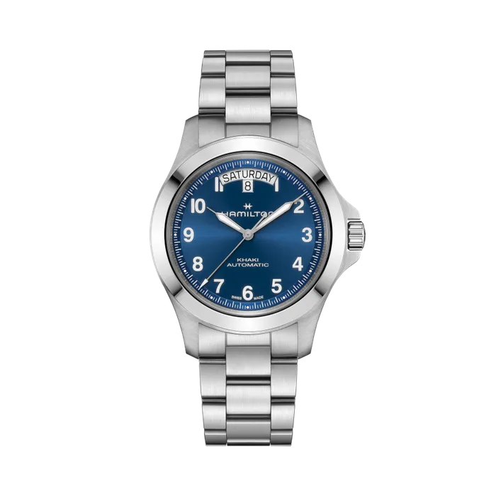 Hamilton Khaki Field King Day-Date Otomatik Mavi H64475140