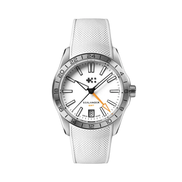 Beğenmek için çift tıkla Christopher Ward C63 Sealander GMT Otomatik Beyaz C6336AGM4S00W0RW Görsel 1