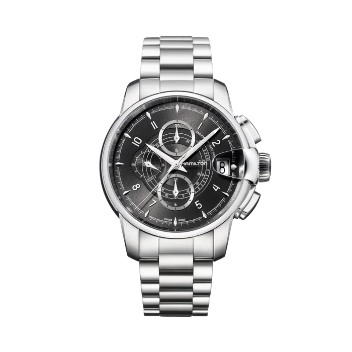 Hamilton American Classic RailRoad Auto Chrono Black H40616135