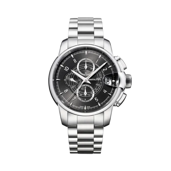 Hamilton American Classic RailRoad Auto Chrono Black H40616135
