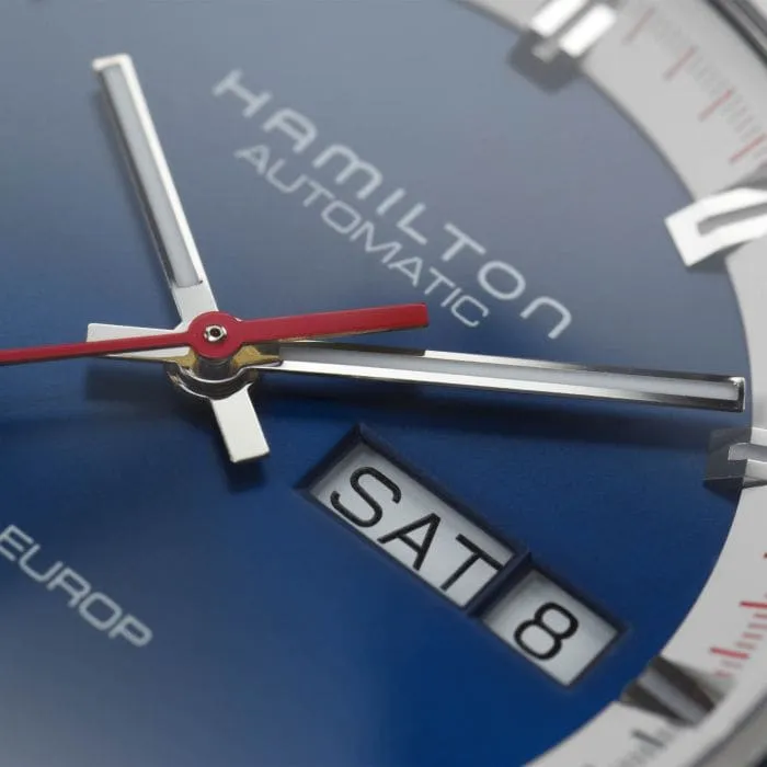 Hamilton American Classic Pan Europ Day Date Auto Blue H35405741 detay görseli 2