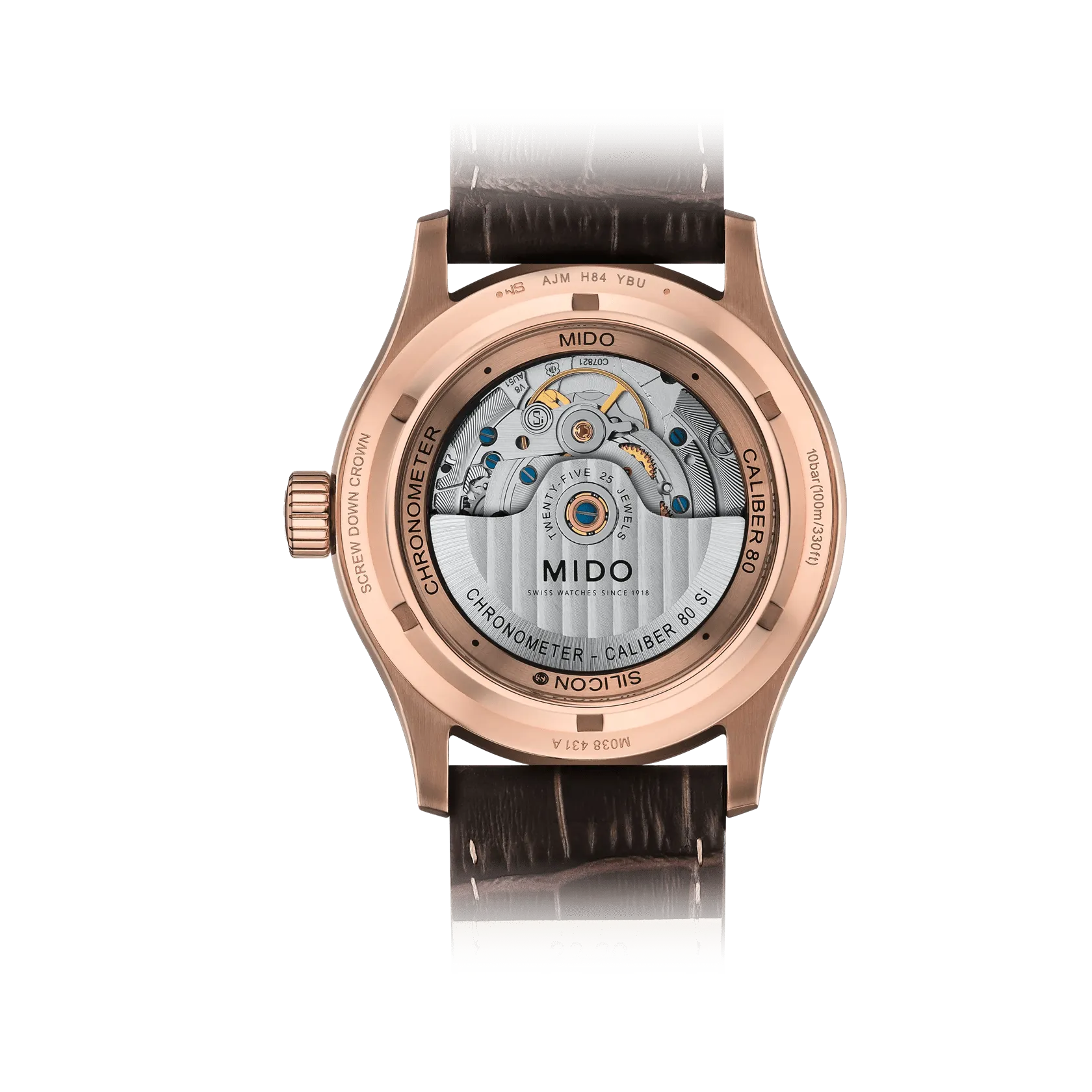 Mido Multifort Chronometer 1 Otomatik Gümüş M0384313603100 detay görseli 1