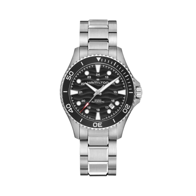 Hamilton Khaki Navy Scuba Auto 40mm Siyah H82415130 Görsel 1