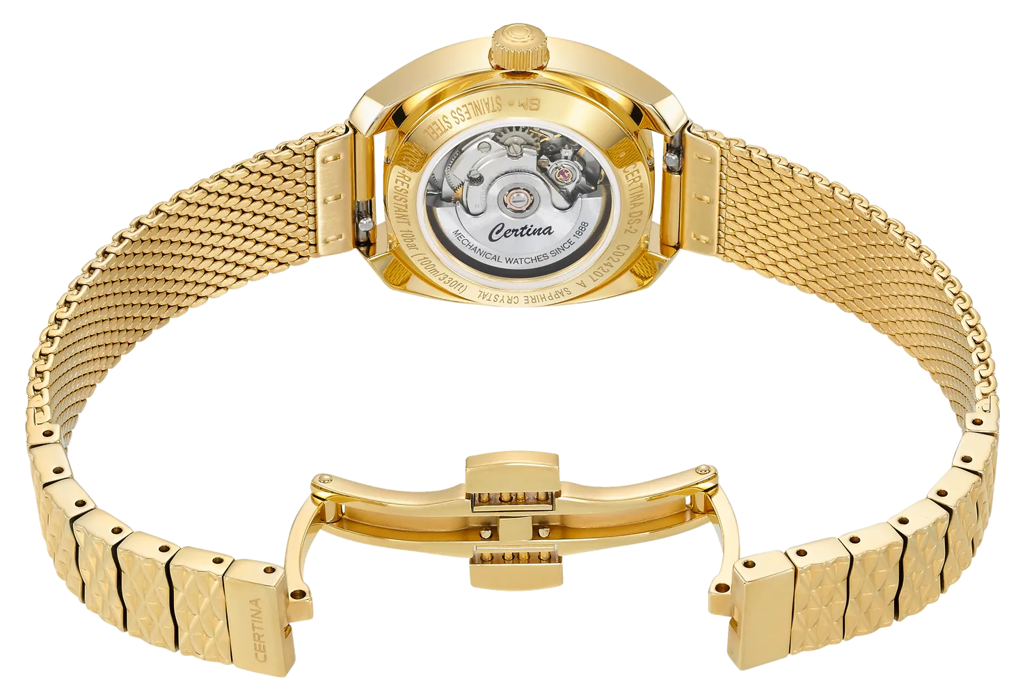Certina DS-2 Lady Automatic Otomatik Mother Of Pearl C0242073311100 detay görseli 3