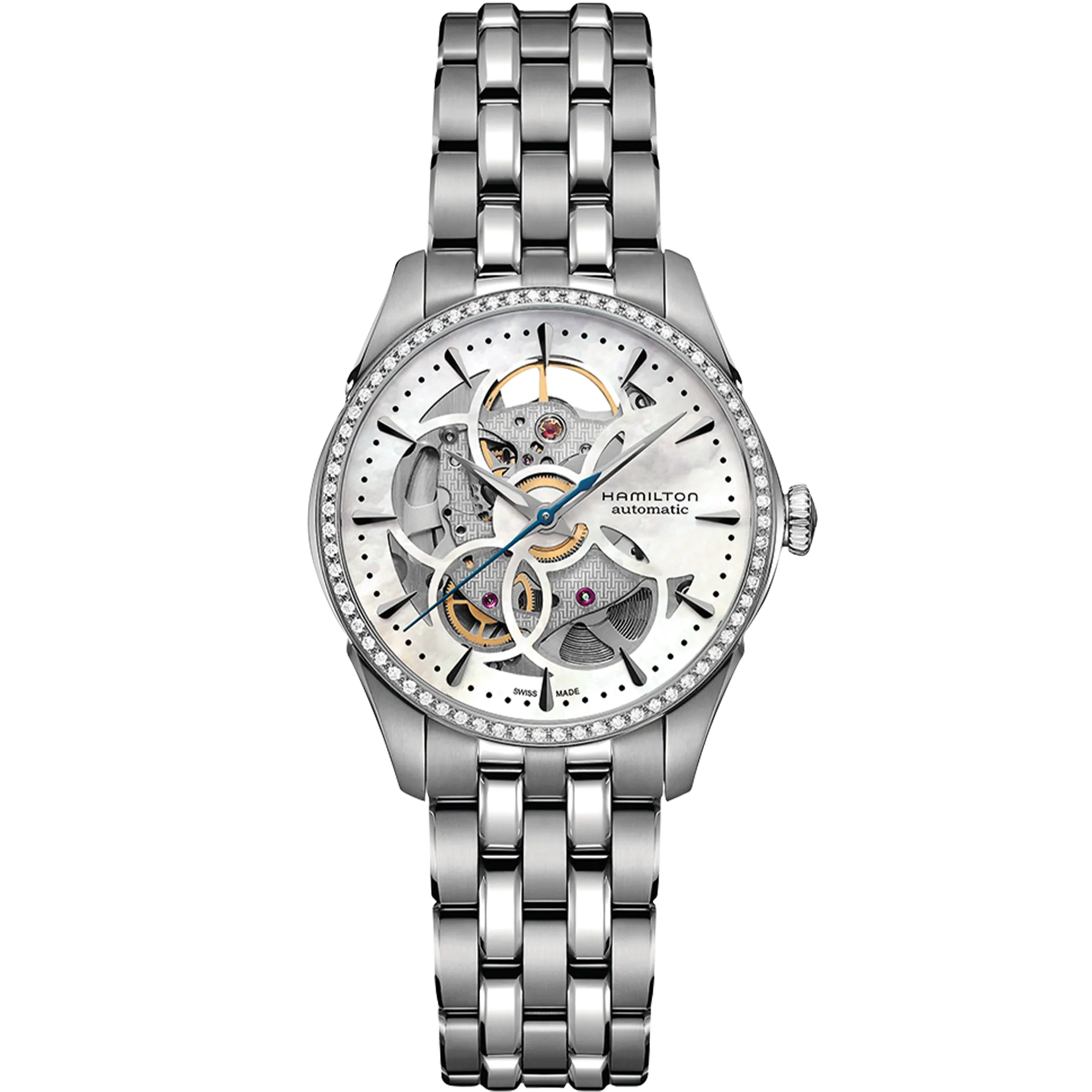 Hamilton Jazzmaster Skeleton Otomatik Sedef H42405191 detay görseli 1