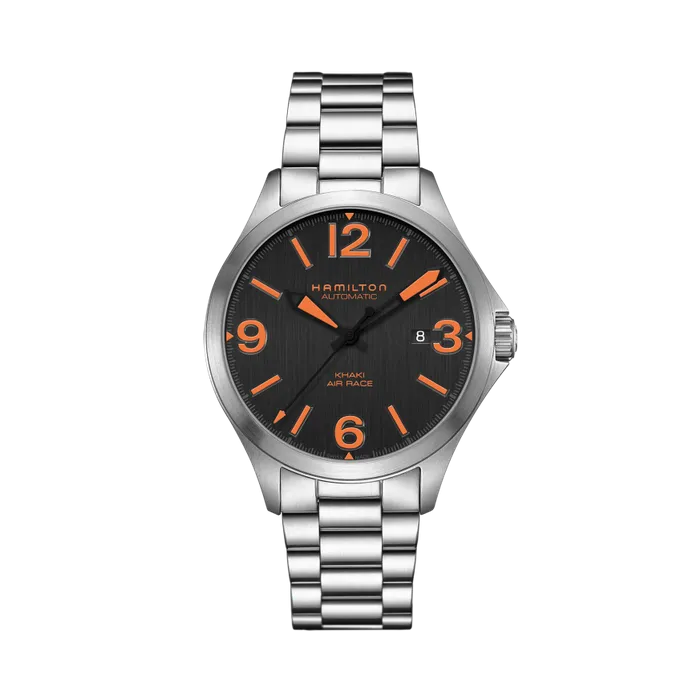 Hamilton Khaki Aviation Air Race Auto Black H76535131