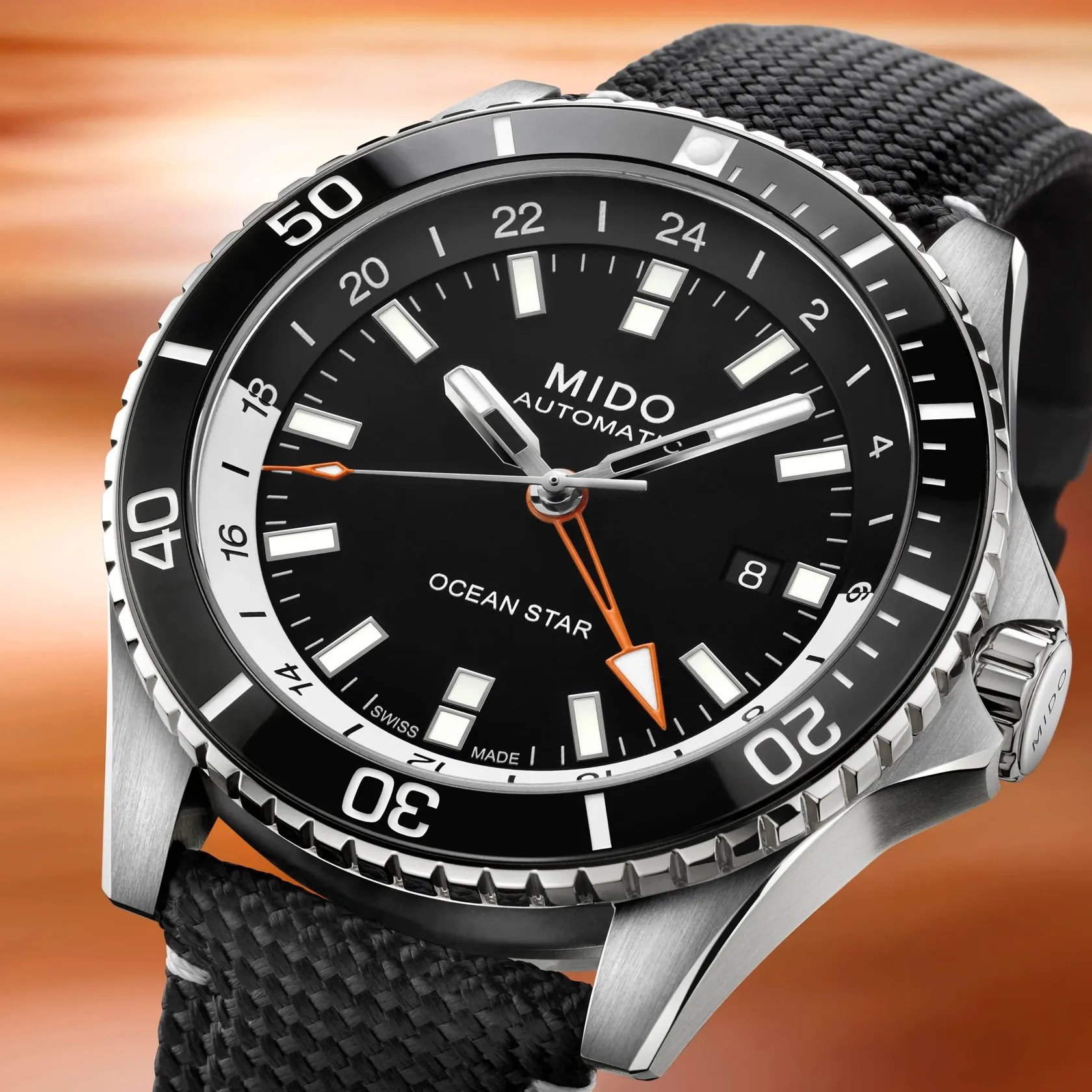 Mido Ocean Star GMT Otomatik Siyah M0266291705101 detay görseli 4