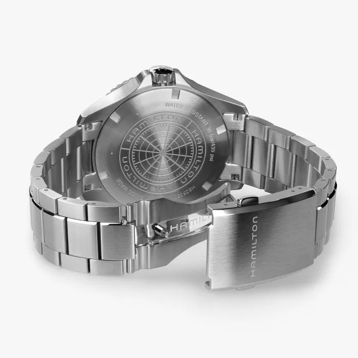 Hamilton Khaki Navy Scuba Auto GMT 43mm Mavi H82535140 detay görseli 5