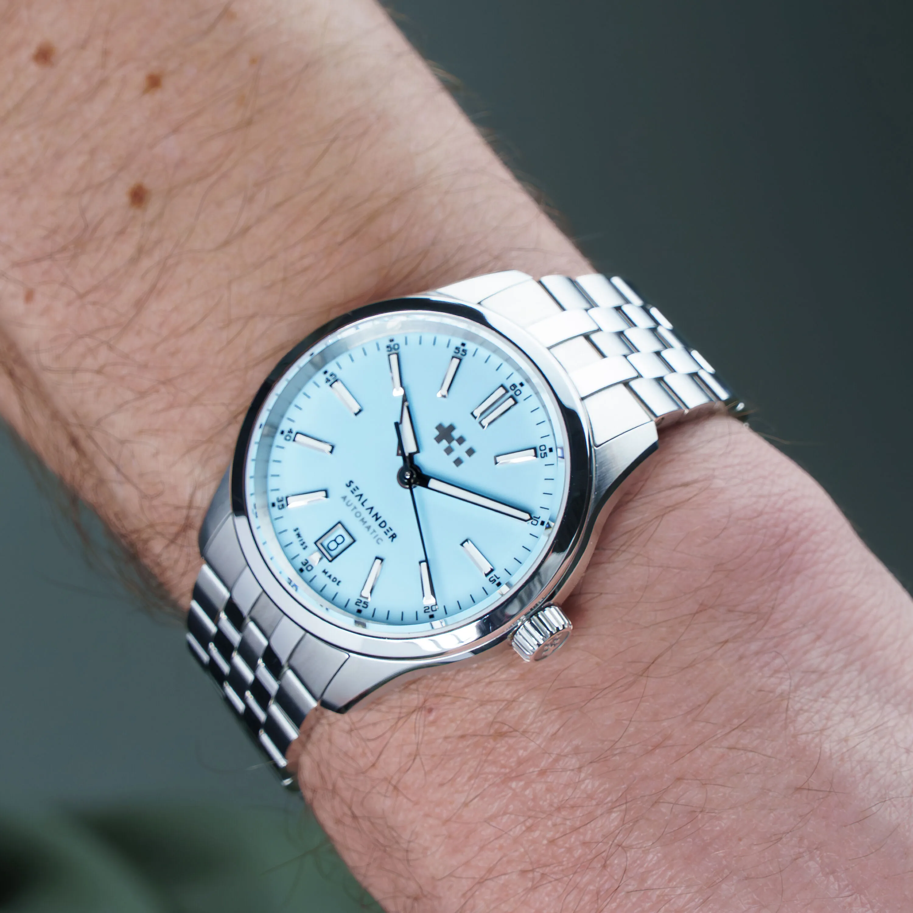 Christopher Ward C63 Sealander Automatic Sky Blue C6339ADA4S00B0B1 detay görseli 1