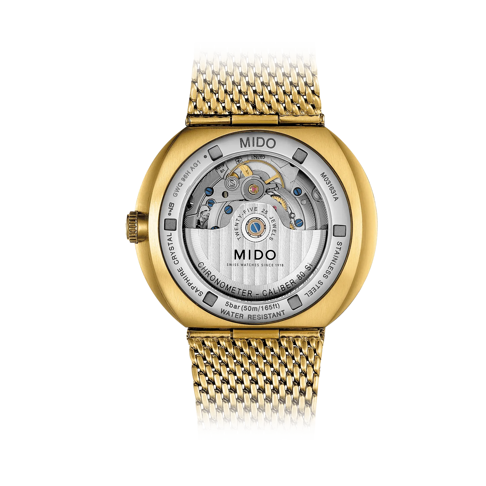 Mido Commander Icône Otomatik Sarı M0316313302100 detay görseli 1