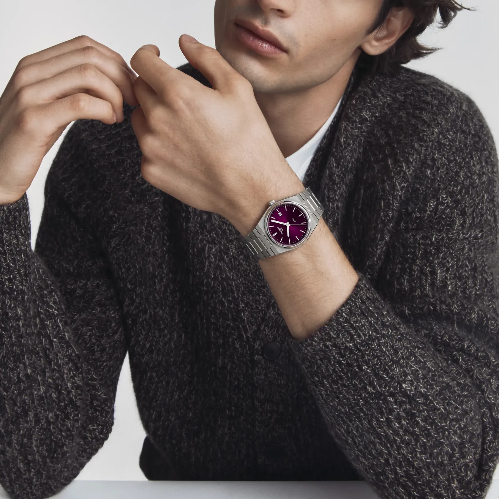 Tissot PRX Mor T1374101140100 detay görseli 1