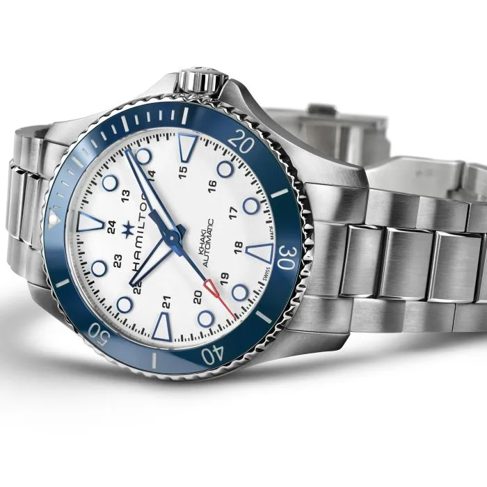 Hamilton Khaki Navy Scuba Auto Otomatik Silver H82505150 detay görseli 2