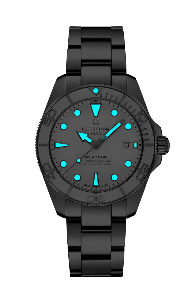 Certina DS Action Diver 40.5mm Powermatic 80 Otomatik Beyaz C0484071101100 detay görseli 1