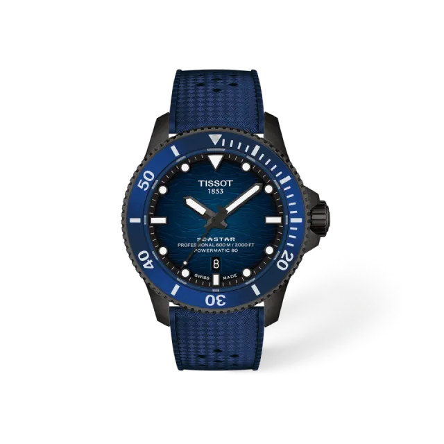 Beğenmek için çift tıkla Tissot Seastar 2000 Otomatik Mavi Degrade T1209073704100 Görsel 1