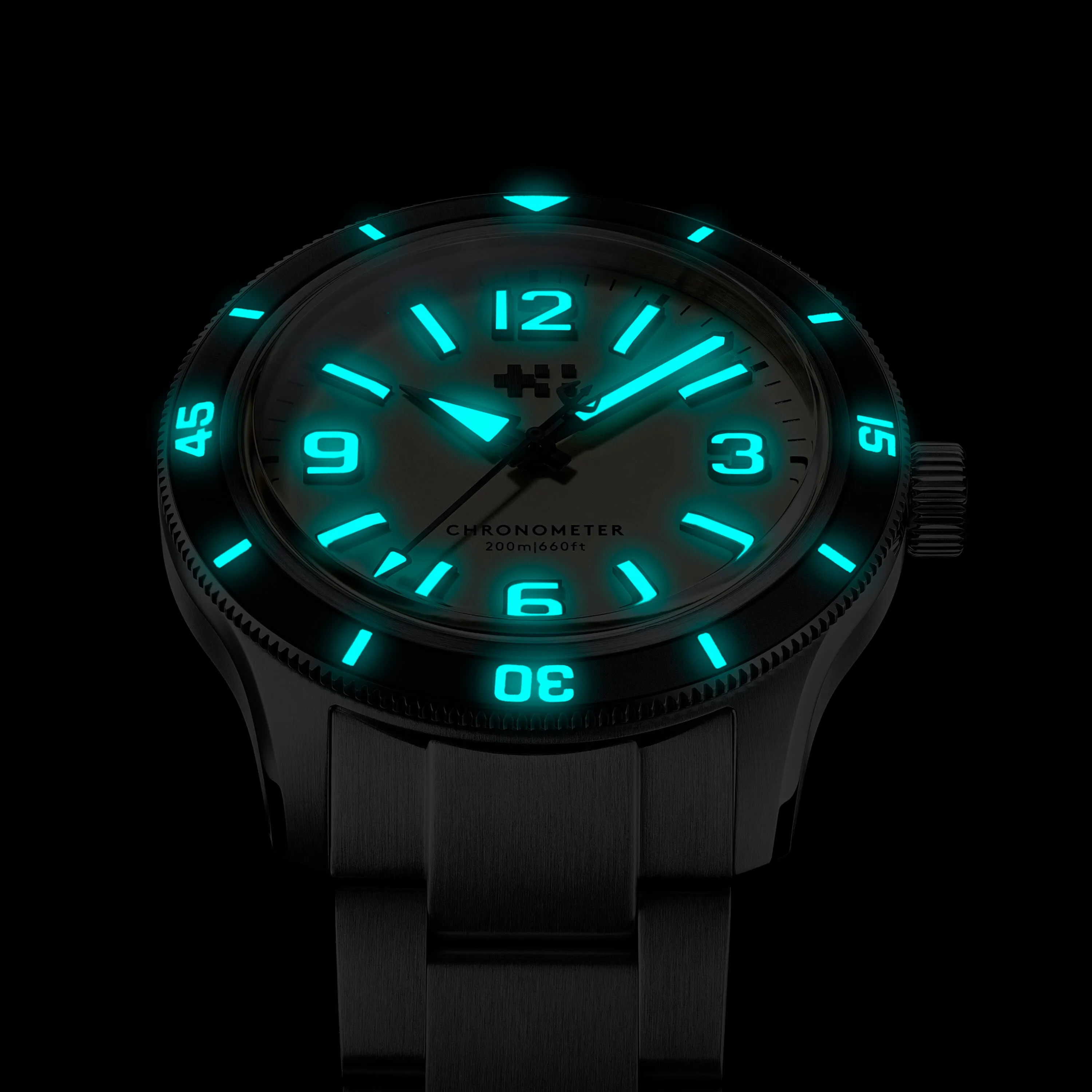 Christopher Ward C60 Trident Biscay Otomatik Siyah C6042C3H1S0RK0B0 detay görseli 5