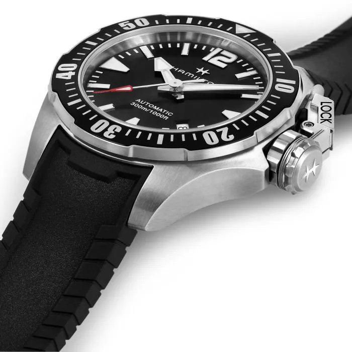 Hamilton Khaki Navy Frogman Auto Black H77605335 detay görseli 3