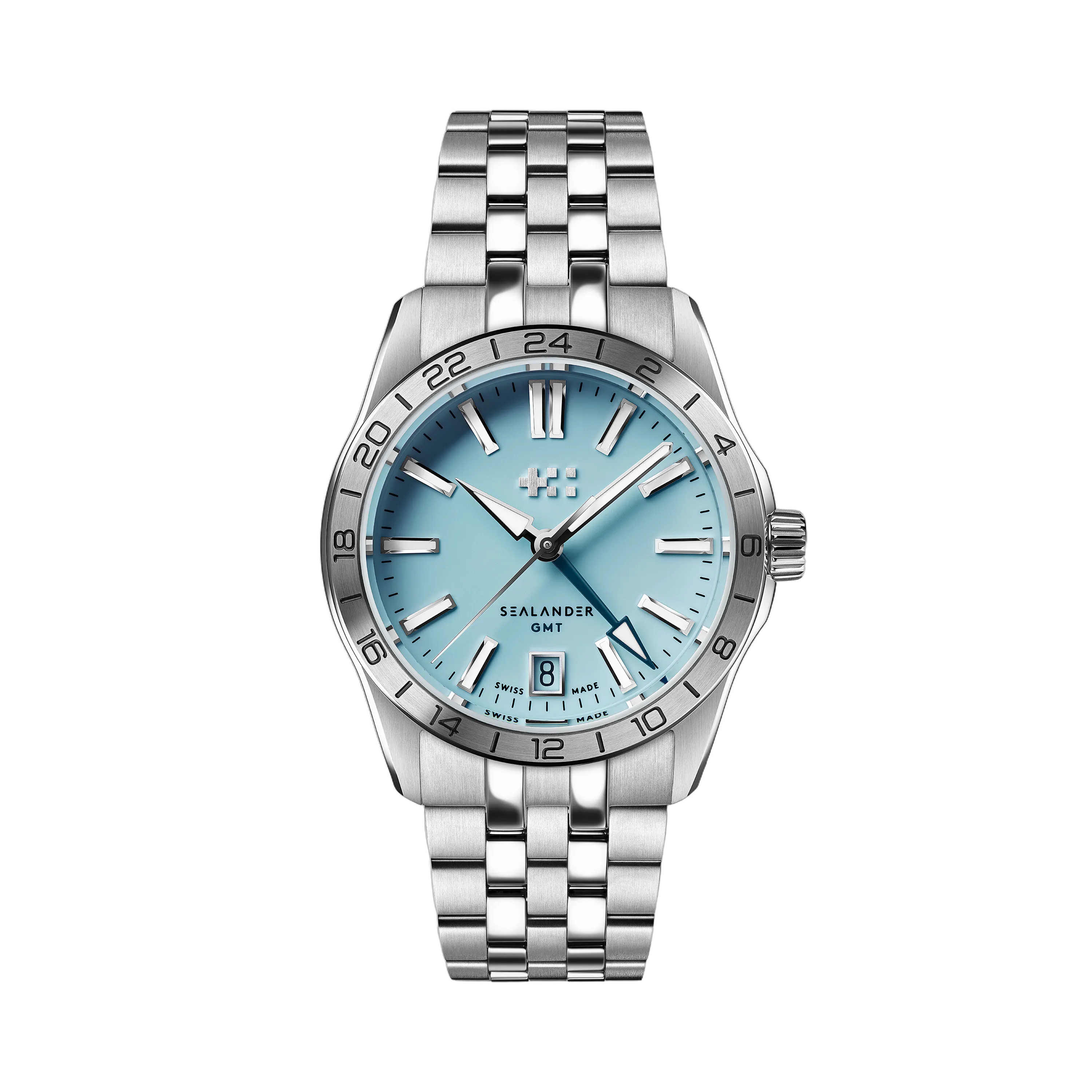 Christopher Ward C63 Sealander GMT Otomatik Sky Blue C6336AGM4S00B0B1