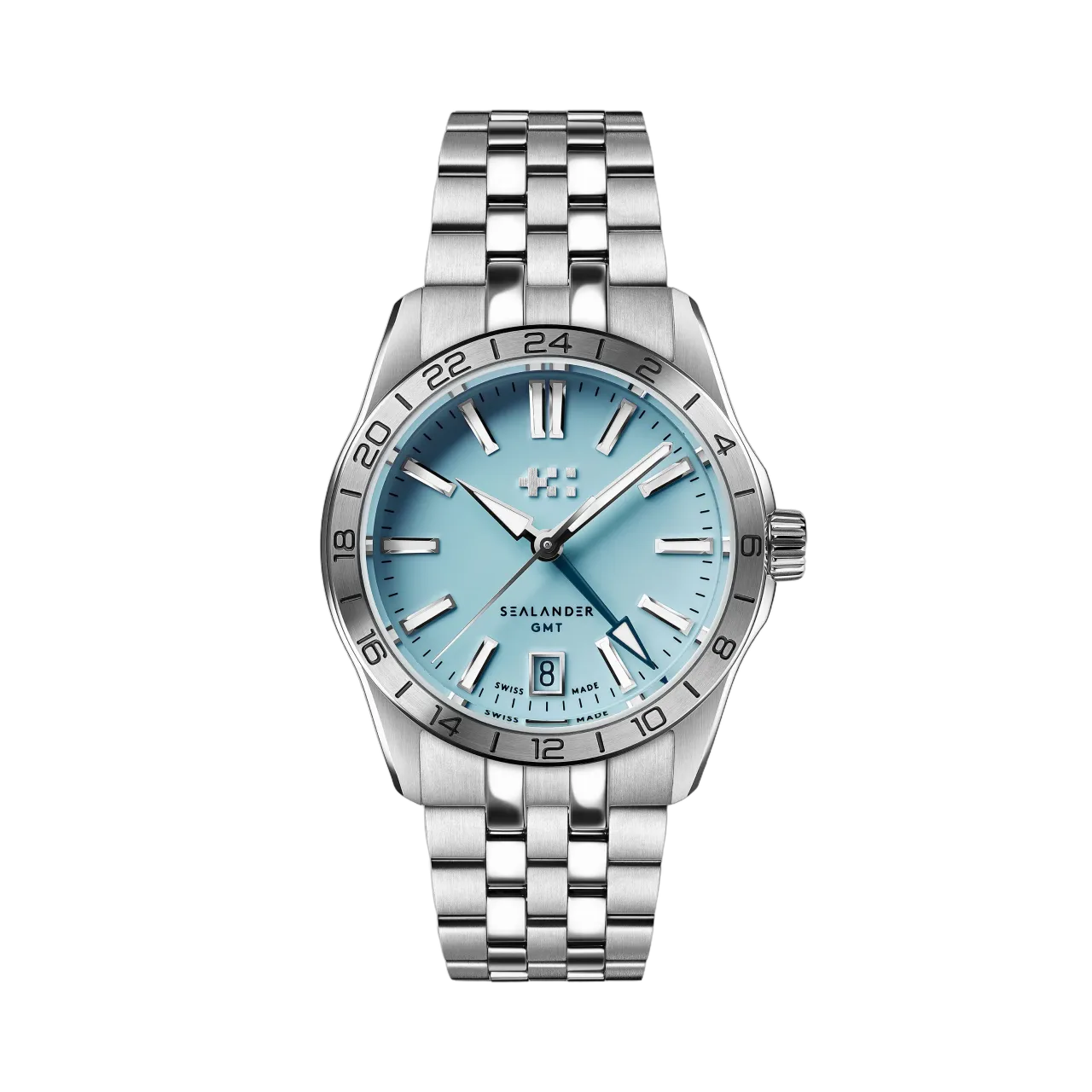 Christopher Ward C63 Sealander GMT Otomatik Sky Blue C6336AGM4S00B0B1