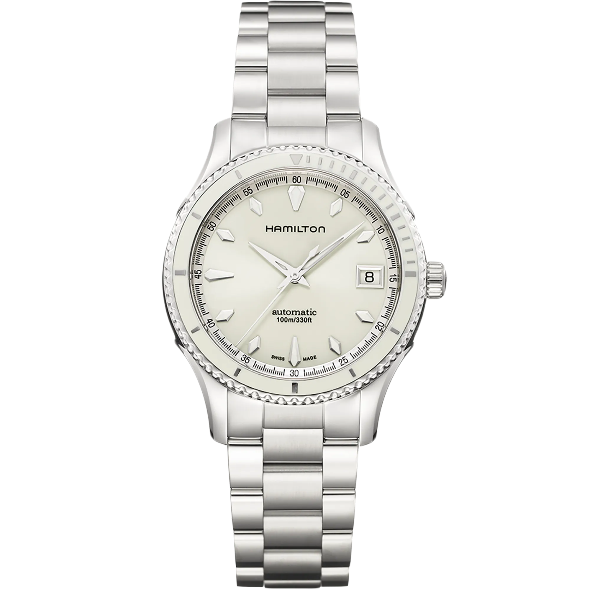 Hamilton Jazzmaster Seaview Auto Beyaz H37425112 detay görseli 1