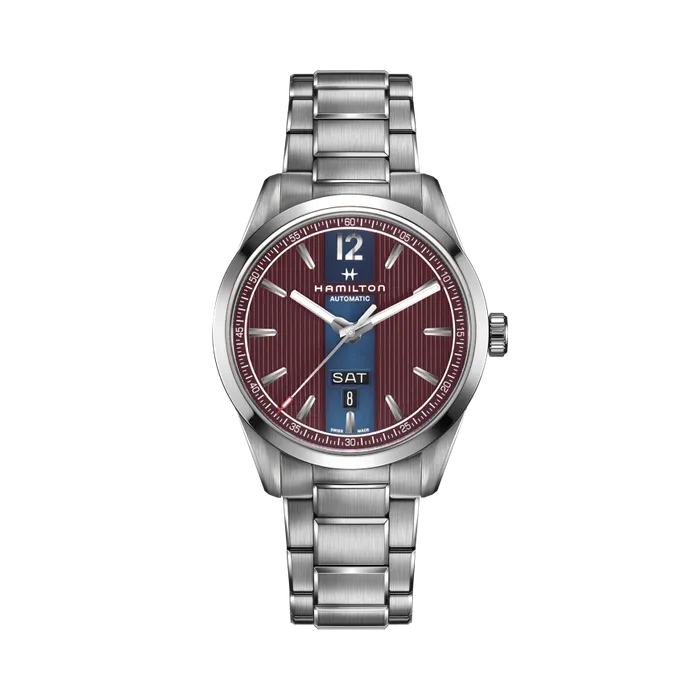 Hamilton Broadway Day Date Auto Otomatik Aubergine H43515175