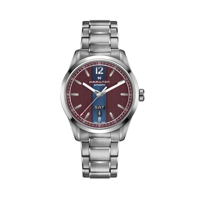 Hamilton Broadway Day Date Auto Otomatik Aubergine H43515175