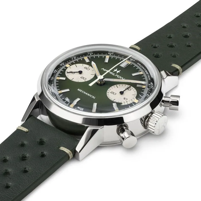 Hamilton American Classic Intra-matic Chronograph H Yeşil H38429861 detay görseli 4