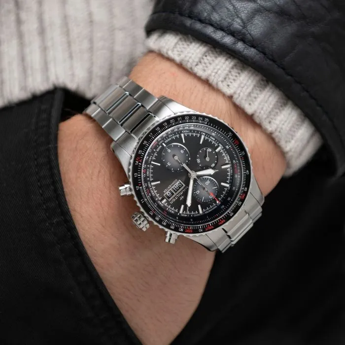 Hamilton Khaki Aviation Converter Auto Chrono Otomatik Siyah H76726130 detay görseli 4