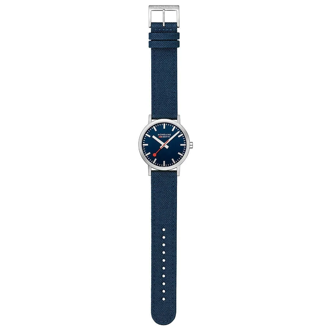 Mondaine Classic Deep Ocean Blue A6603036040SBD detay görseli 4