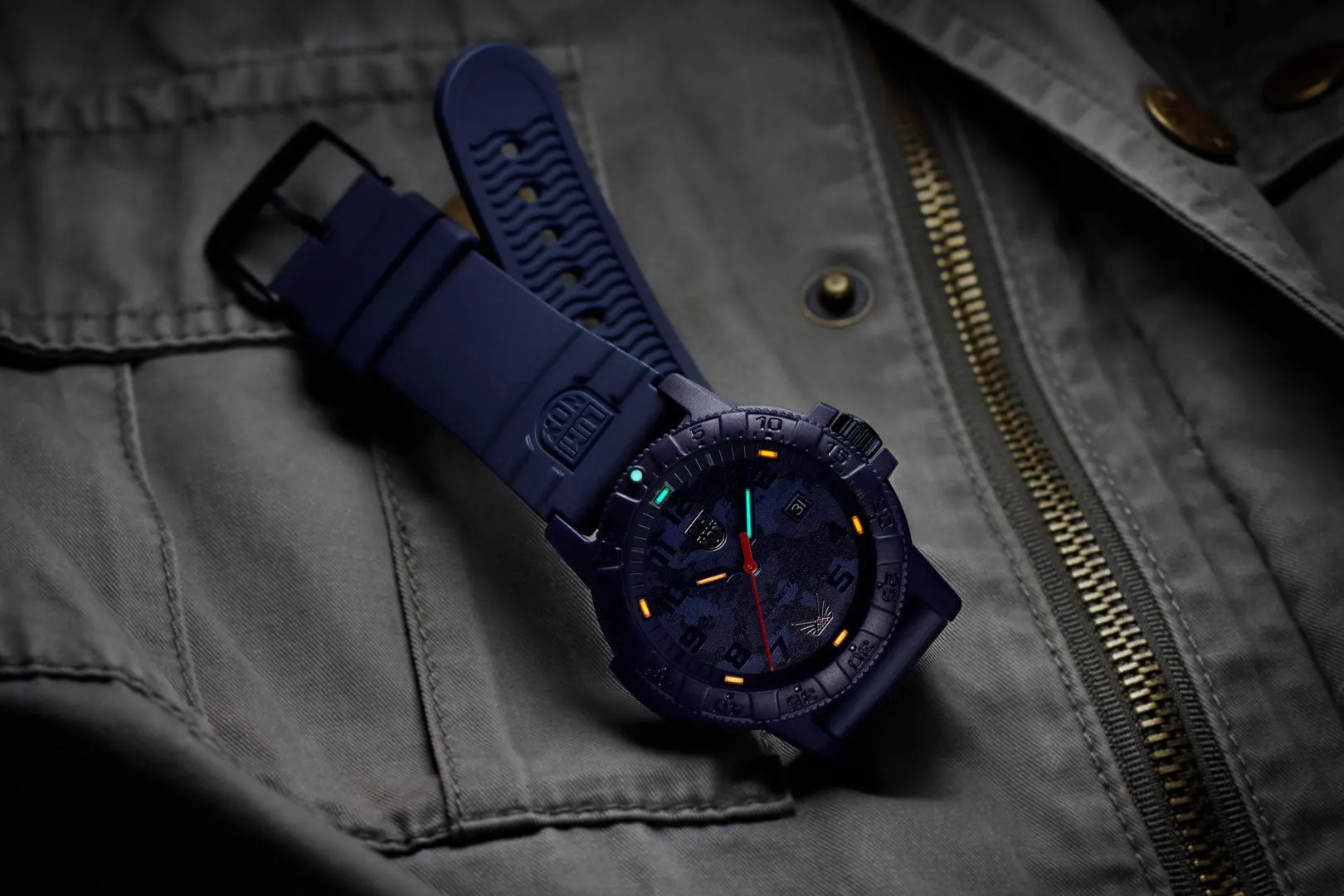 Luminox Leatherback Sea Turtle Giant Navy Blue XS0323VOL detay görseli 1