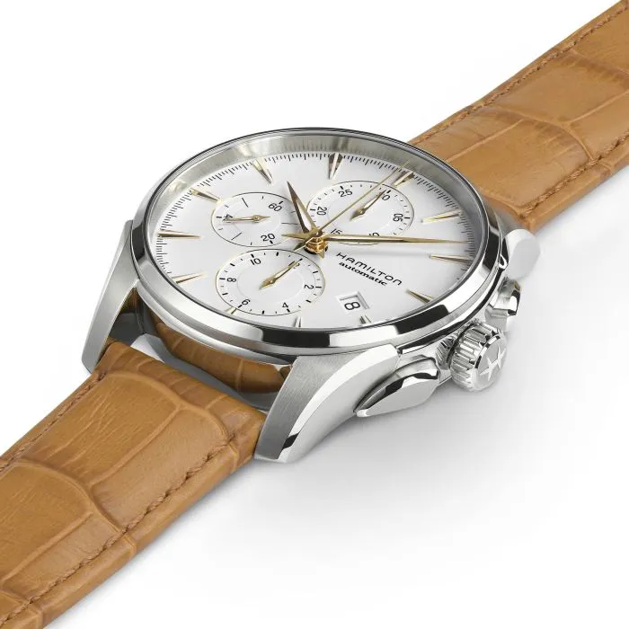 Hamilton Jazzmaster Auto Chrono Otomatik Beyaz H32586511 detay görseli 2