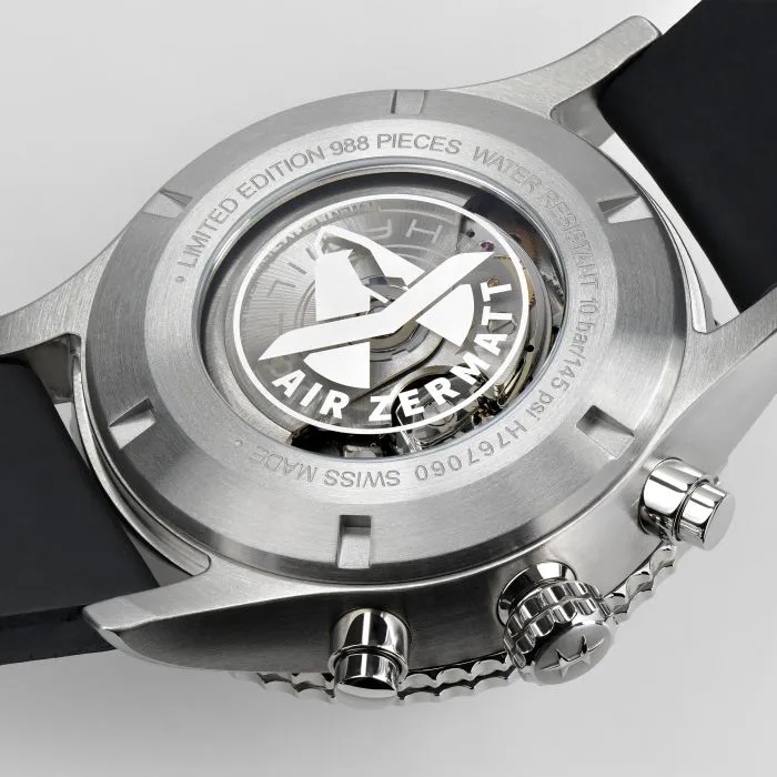 Hamilton Khaki Aviation Converter Air Zermatt Limited Edition Otomatik Siyah H76706730 detay görseli 5