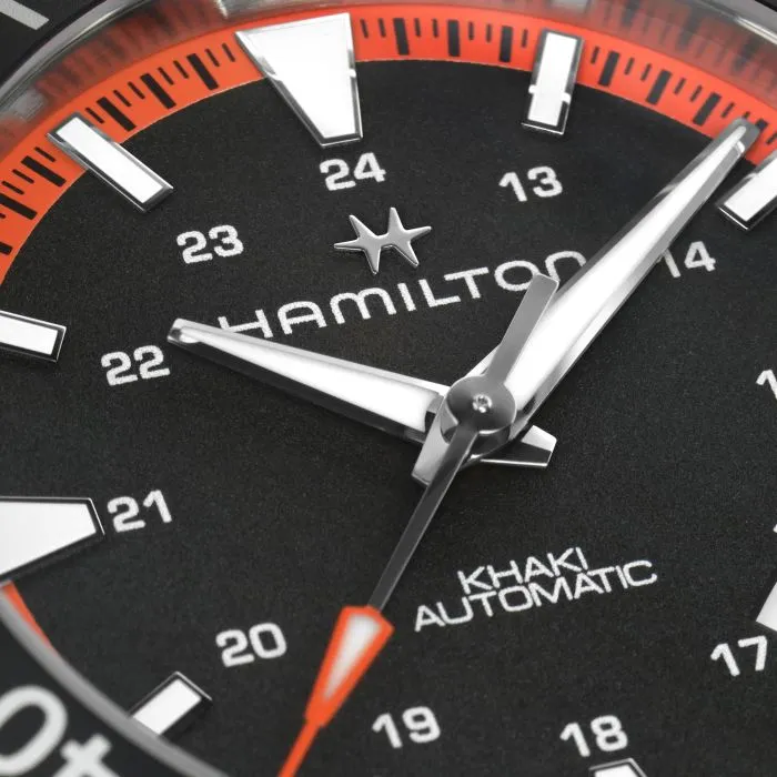 Hamilton Khaki Navy Scuba Otomatik Siyah H82395331 detay görseli 3