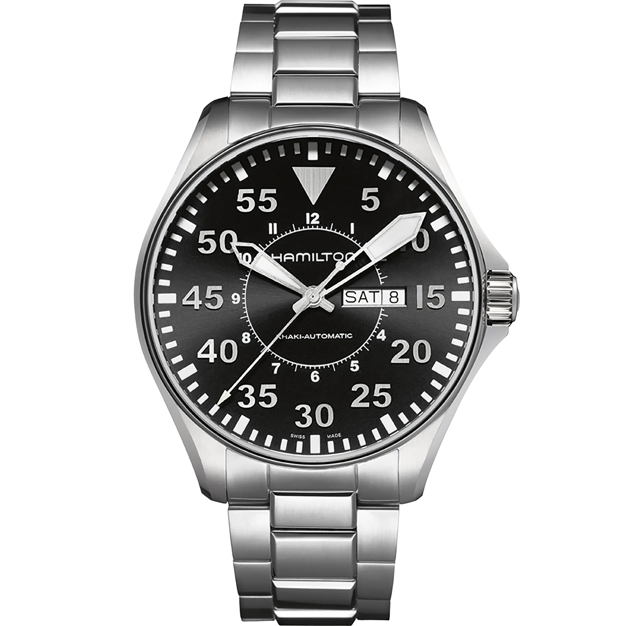 Hamilton Khaki Aviation Pilot Day Date Auto Black H64715135 detay görseli 1