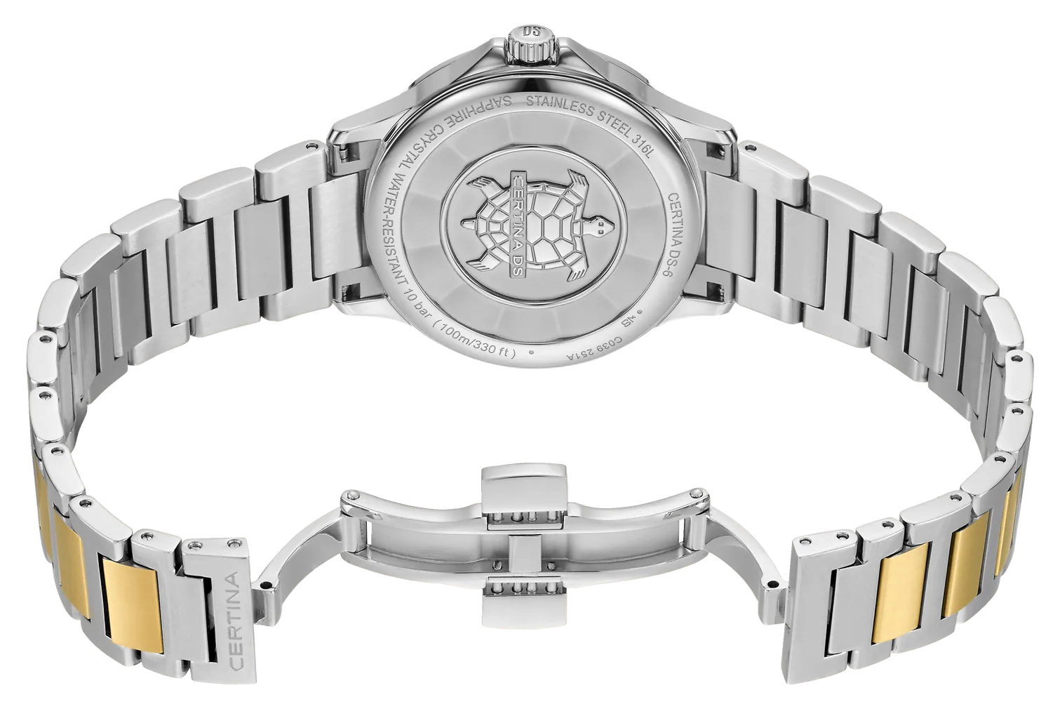 Certina DS-6 Lady Mother Of Pearl C0392511211600 detay görseli 3