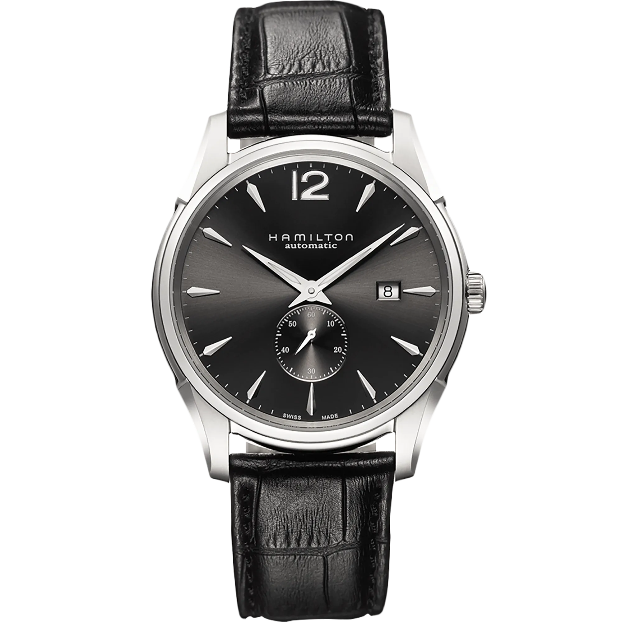 Hamilton Jazzmaster Small Second Auto Otomatik Siyah H38655785 detay görseli 1