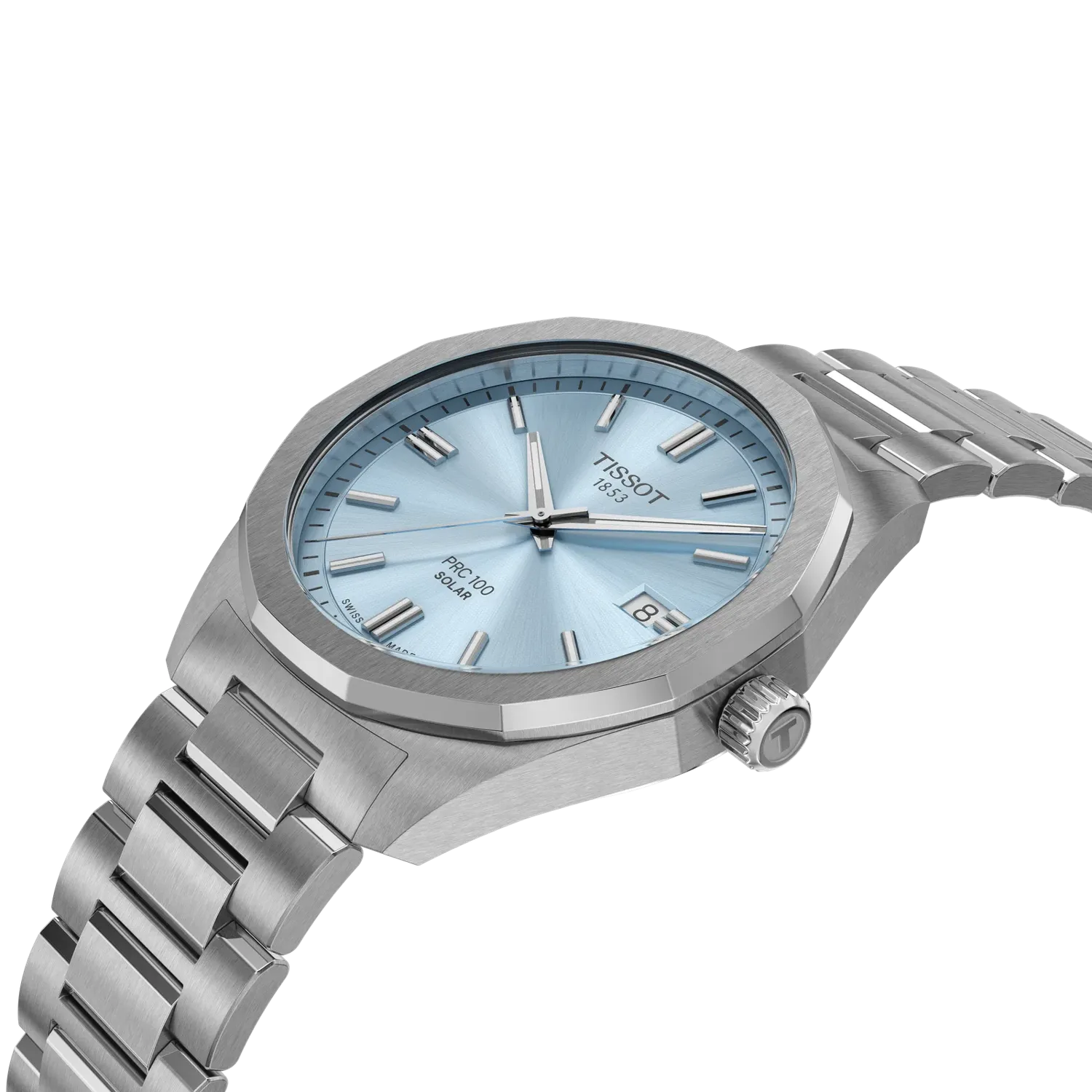 Tissot PRC 100 Solar 39mm Buz Mavisi T1514221135100 detay görseli 5