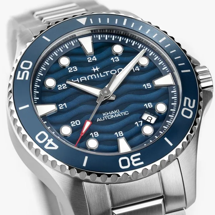 Hamilton Khaki Navy Scuba Auto 40mm Mavi H82425140 detay görseli 1