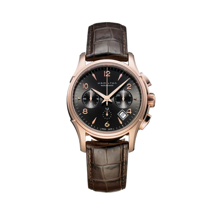 Hamilton Jazzmaster Auto Chrono Otomatik Siyah H32646595