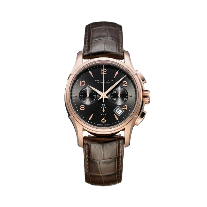 Hamilton Jazzmaster Auto Chrono Otomatik Siyah H32646595