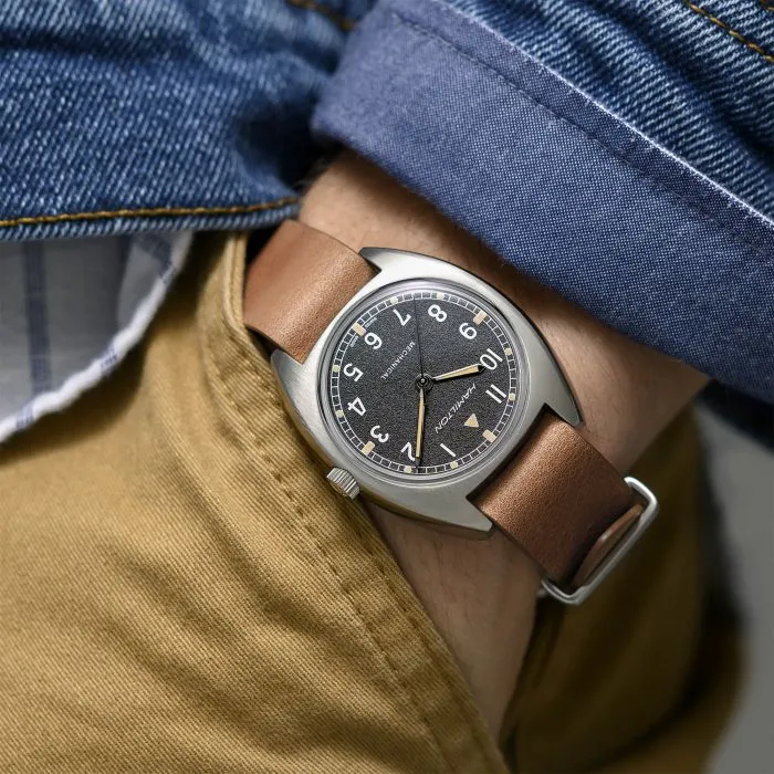 Hamilton Khaki Aviation Pilot Pioneer Mechanical Siyah H76419531 detay görseli 1