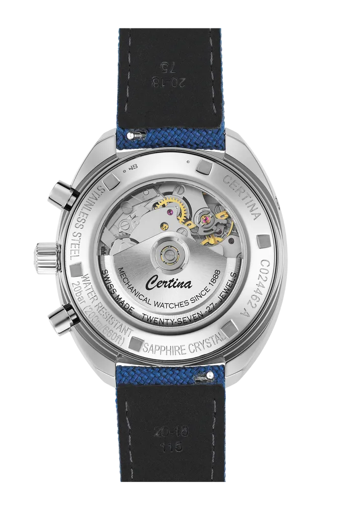 Certina DS-2 Chronograph Automatic Mavi C0244621804100 detay görseli 2